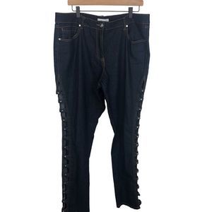 Jamie Nicole Collection jeans with cutout sides size 14